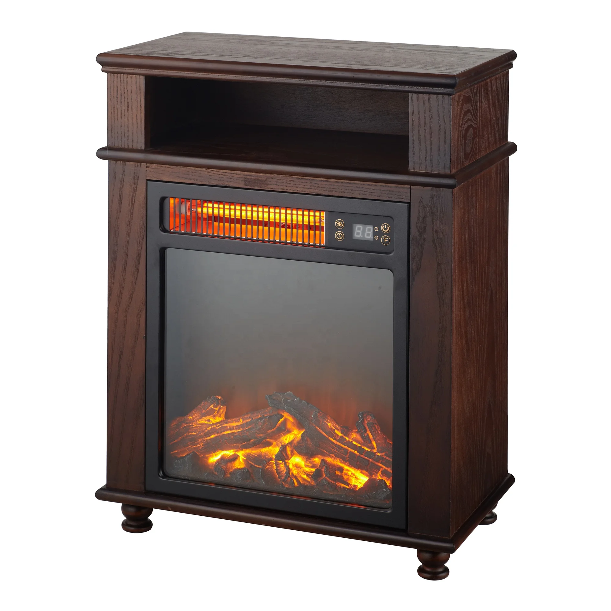 Freestanding Wood Cabinet Infrared Electric Fireplace Stove Buy