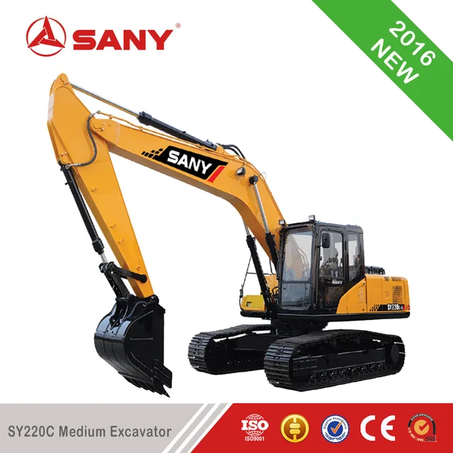 SANY SY220C Medium Excavator of High Efficiency Hydraulic Excavator For New Excavator Price