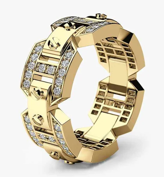Hot Fashion Factory Price Punk Ring Men Silver 925 Man Ring for Christmas Gift