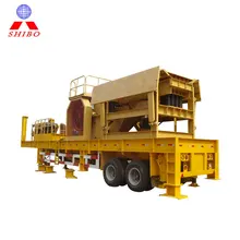 Complete concrete mobile impact crusher crushing plant in india price