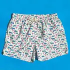 Guangzhou OEM Custom Logo private label board shorts manufacturer Surf Beach Wear swimming short men custom swim trunks