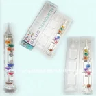 Glass Galileo Thermometer with Color Balls