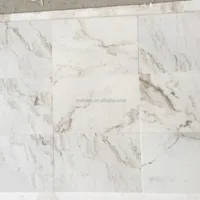 Sweet White Marble Tile Large Number