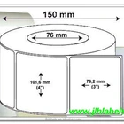 Label Labels Label Company Synthetic Label - 102mm X 76mm For Small Desktop Label Printers 250 Labels Per Roll