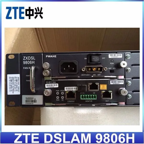 原装中兴zxdsl 9806h xdsl adsl vdsl shdsl dslam