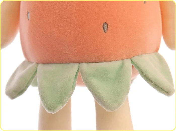 fruit animal plush pillow strawberry rabbit doll