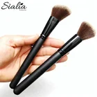 Sialia Sable Hair Blush Highlight Edge Makeup Brush Set 2 Pieces