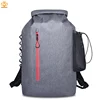 IPX8 waterproof backpack with air tight zipper whistle mesh pocket 600D TPU dry bag for laptop camping swimming travel