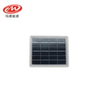 Monocrystalline Silicon Material 185*145*10mm 3W/6V Glass solar panel