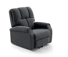 Oversized Bedroom Furniture Black Elderly Sofa Chair Without Legs