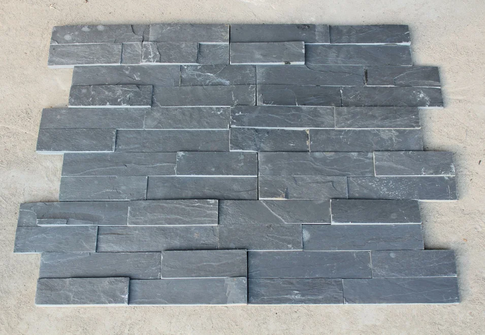 Piedra decorativa de la pared de azulejos baldosas de pizarra