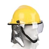 Low Price Fire Retardant plastic used fire helmet