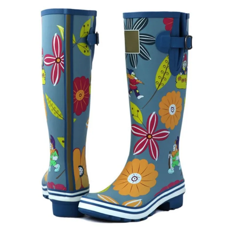 Custom Printing Decorative Ladies Rain Boot Buy Decorative Rain Boots