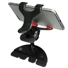 Plastic Car Mobile Phone Rotating Display Stand Holder CD Slot