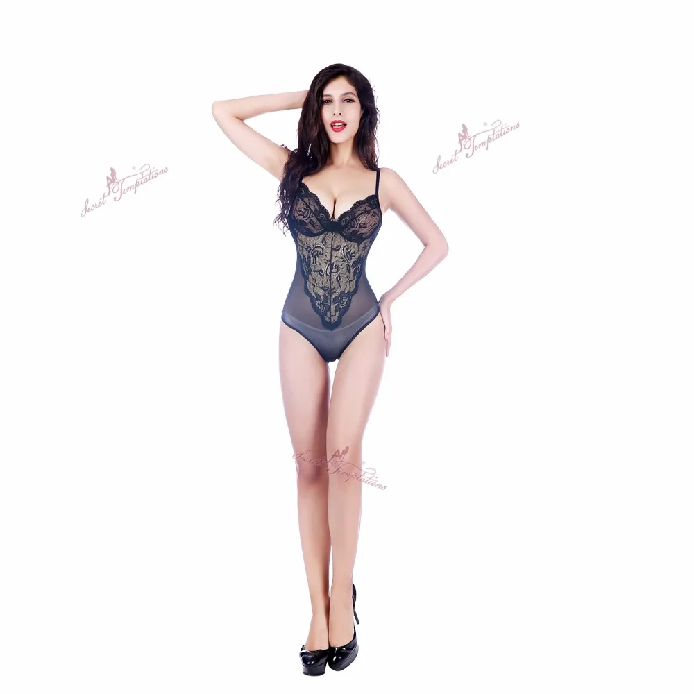 Sexy Bodysuit Women Lace Black Sexy Lingerie Sex Clothes Adult Bodysuit