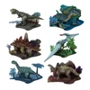 Dinosaur Series DIY 3-D brain paper jigsaw educational puzzle model for Kids,STEM Learning, craft toys,Home Decor, 6 pcs multi-