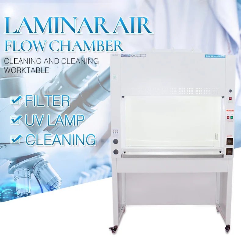 Laboratory Vertical Laboratory Clean Bench Steel Cultures Cabinet Laminar Flow Cabinet/