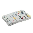 custom high quality domino brick luxury domino set bulk dominoes plastic