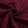2018 free design knit rib plain dyed 100 polyester tricot brushed fabric pattern