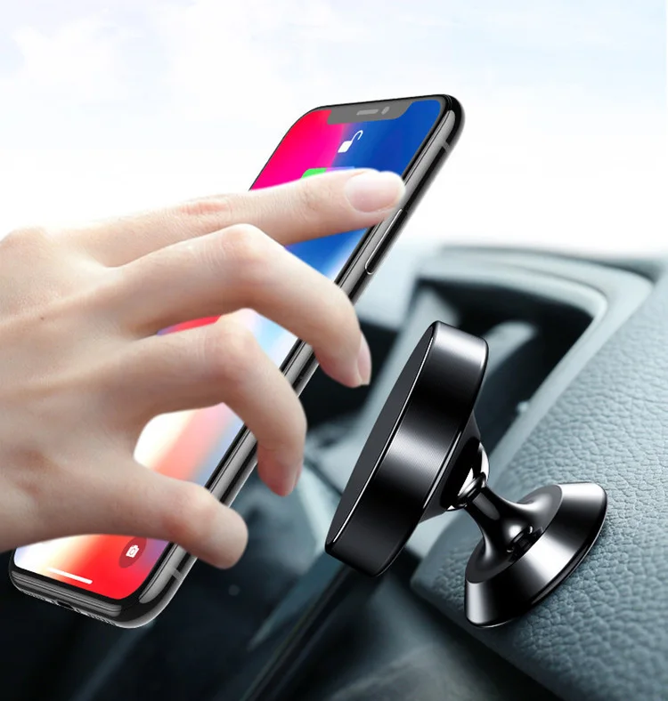 عالمي موبايل سنادات بالسيارة حامل هاتف مغناطيسي مغناطيس لوحة القيادة حامل هاتف السيارة
