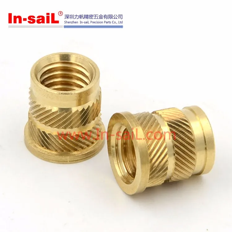 China fastener supplier online shopping brass threaded insert brass