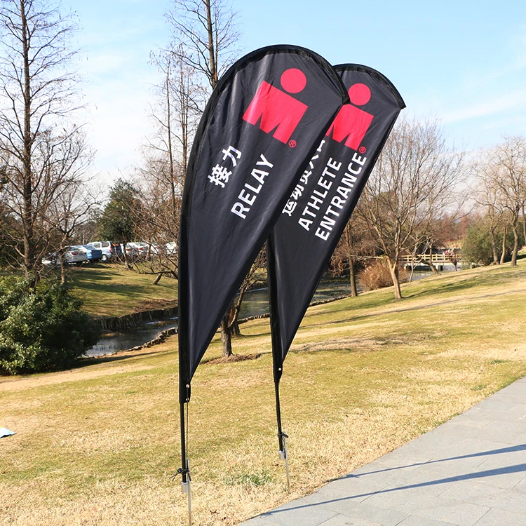 Promotion Flying Teardrop Banner Flags Printing Buy Promotion