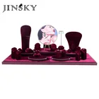 Display Bust Watch Stand Ring Holder Bracelet Display Mannequin Jewelry Organizer Earring Necklace MarroonJewelry Display