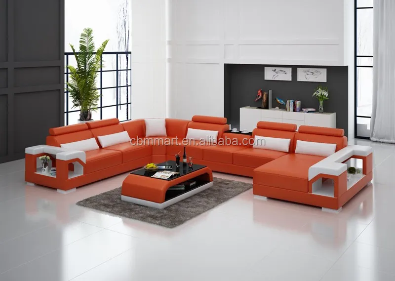new model living room leather sofa G8010