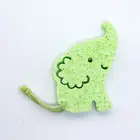 Bath sponge imported natural cellulose series cute elephant sculpt