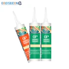 Wholesale 300ml rtv Fast Cure Waterproof Bonding and Caulking Adhesive Clear Acetic Silicon Glue Sealant
