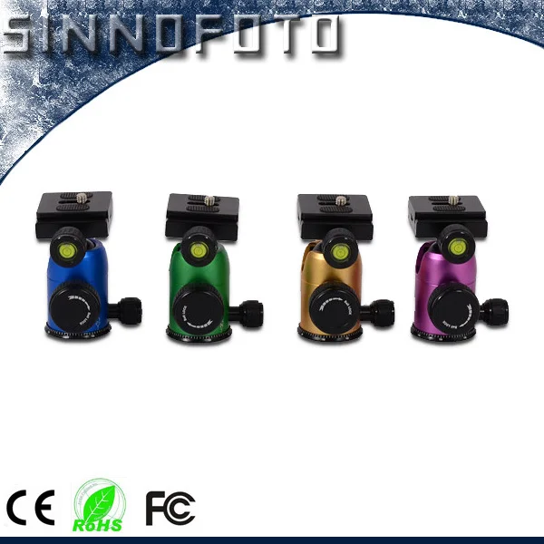 Durable elegant wholesale bright in color SINNOFOTO fitted camera manufacturers professional mini ball head
