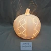Pumpkin Light Hollowing Out White Ceramic Hallowmas Decoration