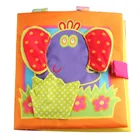BSCI and ICTI audited factory Good quality baby memory fabric book custom baby cloth book baby cloth book
