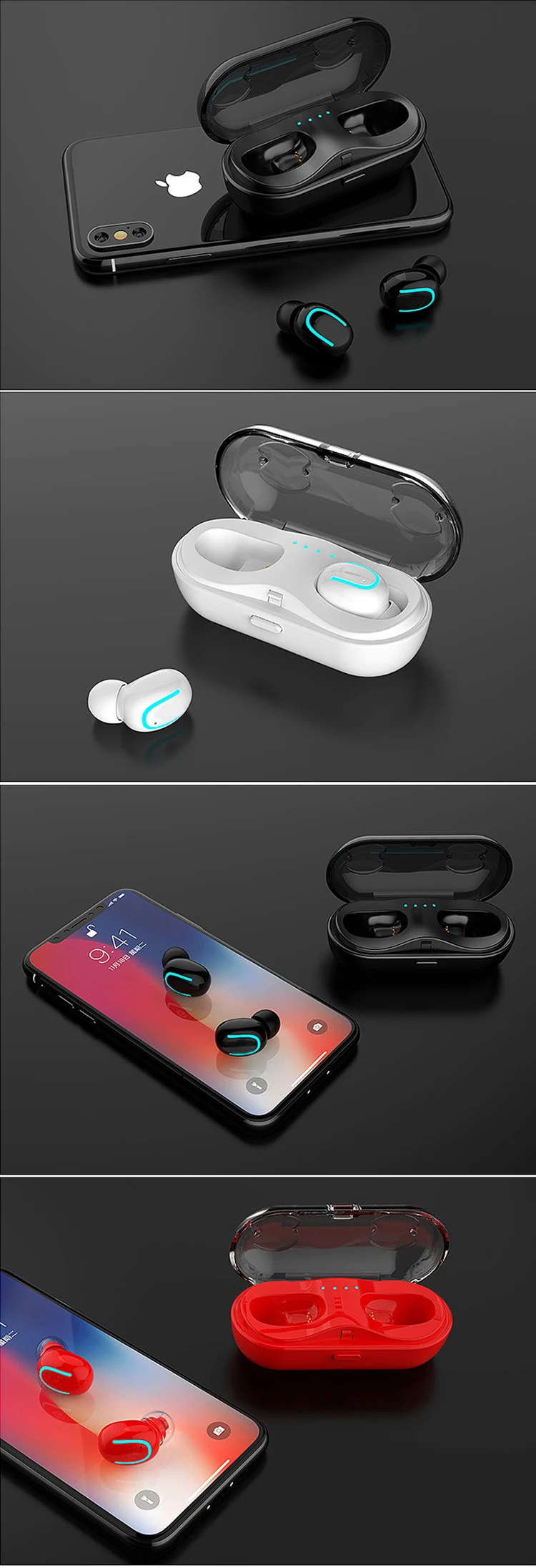 2019 New Products wholesale TWS Earphone cute HiFi stereo earphone Headphone,In Ear mobile phone earphone - ANKUX.COM