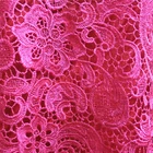 100% polyester Textile Heavy Korean Cord Guipure Embroidery Dress Lace Fabric