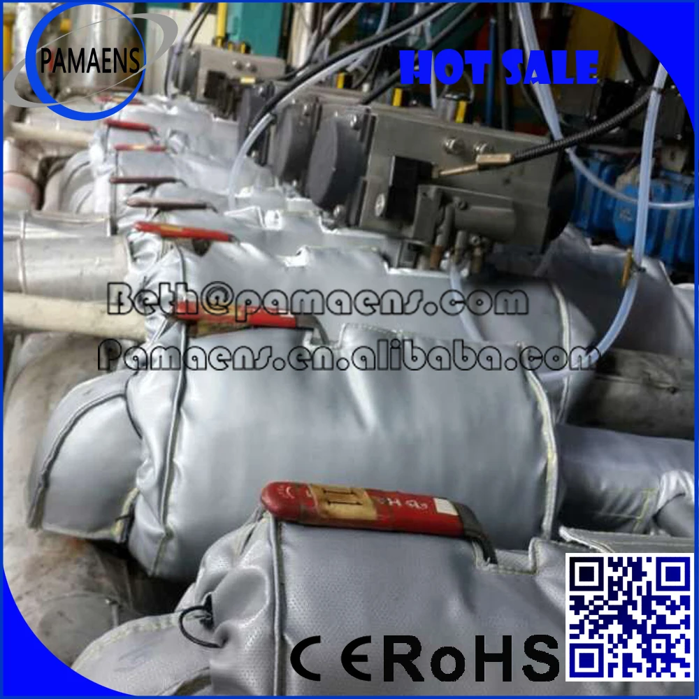 Factory Supplied Removable and Reusable Pipe Insulation Cloth