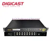8 Channels Professional Receiver FTA DVB-S2 MPEG-4 Full HD Digital Satellite Receiver With RF To IPTV Gateway