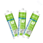 Black color waterproof glass silicon sealant