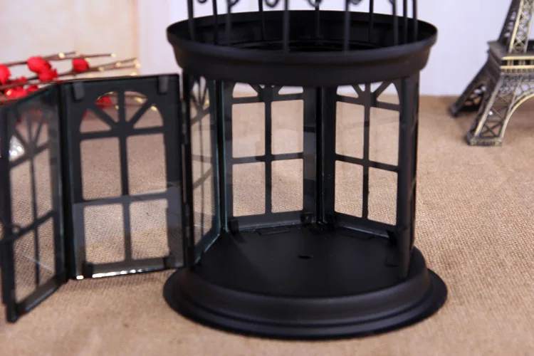 European Candlestick ornaments creative zakka Iron crafts decorations gifts wholesale
