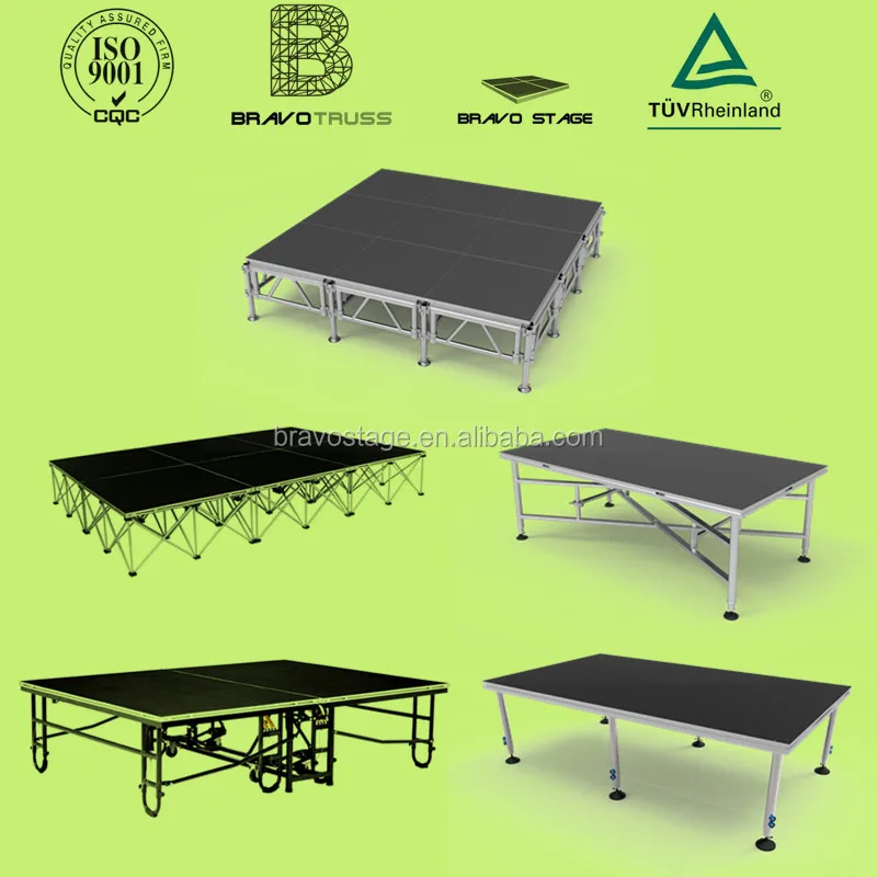 Used Portable Stages Folding Portable Stage Aluminum Stage Platform
