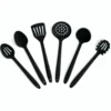 Set Of 6 Silicone Kitchen Utensils Stainless Steel Silicone Heat Resistant Professional Cooking Tools