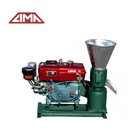 Home farm use biomass straw mini pellet extruder diesel flat die small scale wood pellet mill machine