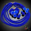 glass flower beads jewelry set artificial coral beads jewelry set jewelry making