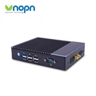 Low Cost 2 Dual Mini PC Fanless Computer 12V Power Intel J3160 CPU For Firewall Psfense WIFI Optional