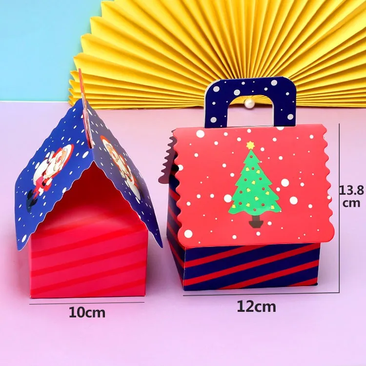 custom wholesale creative christmas eve apple candy packaging