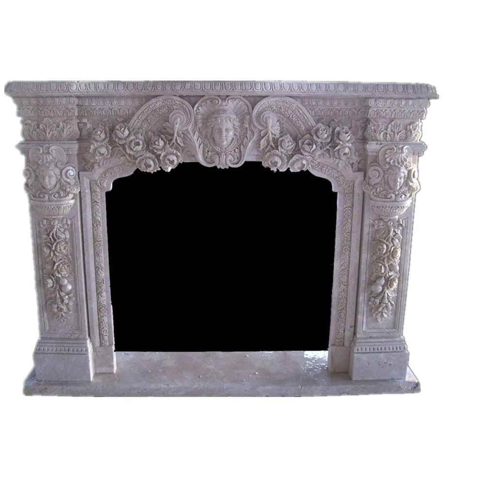 Nature Stone Granite Marble Indoor Fireplaces Yl B036 Buy Marble