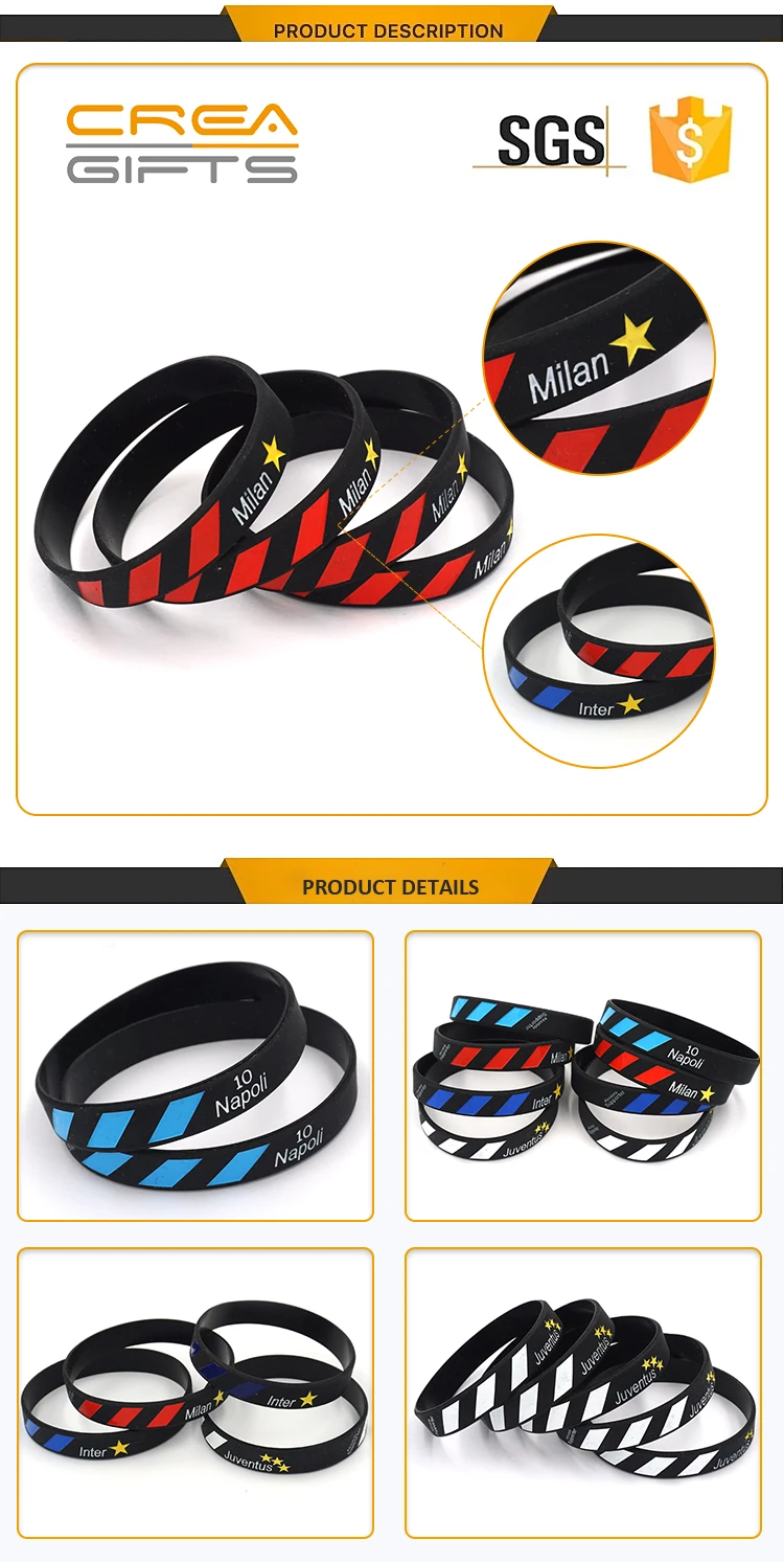 Custom Unique Debossed Hand Band/Cheap Printed Silicone Wristband/Rubber Bracelet Manufacturer