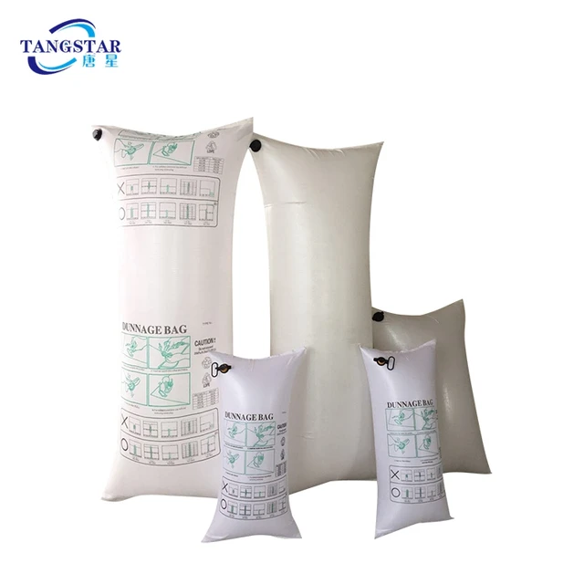 full range sizes of PP woven kraft paper inflatable dunnage air bag for cargo protection