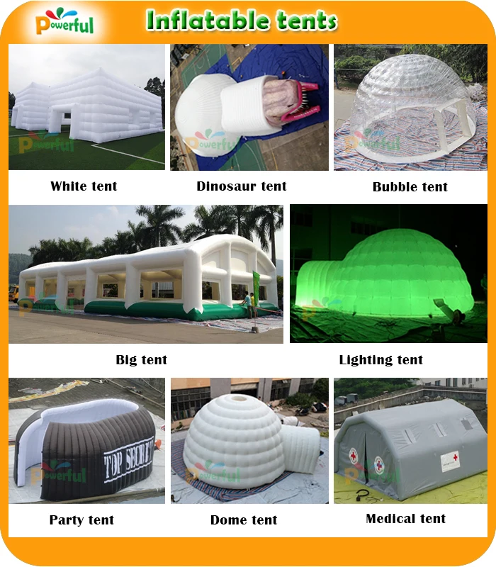 inflatable snow globe, transparent bubble tent