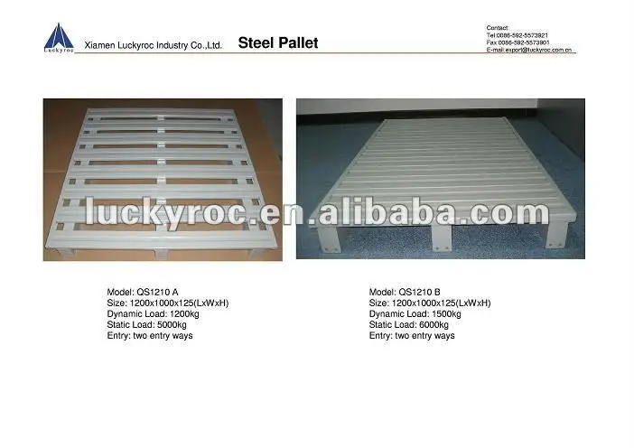 Hot Sale High Quality Durable Heavy Duty Steel Pallet With High Utility